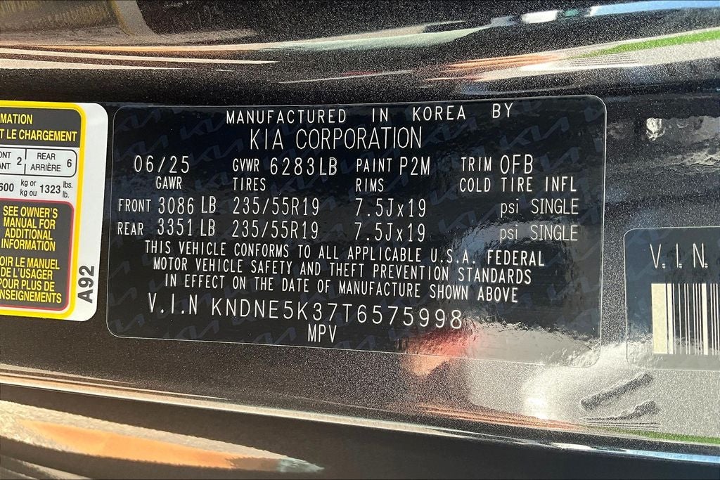 2026 Kia Carnival SX