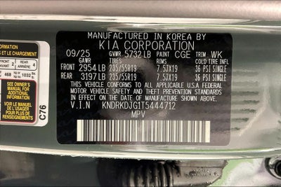 2026 Kia Sorento Hybrid X-Line SX Prestige