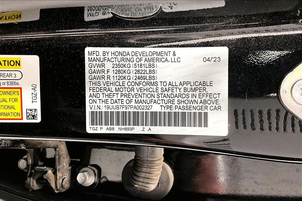 2023 Acura TLX Type S w/Performance Tire