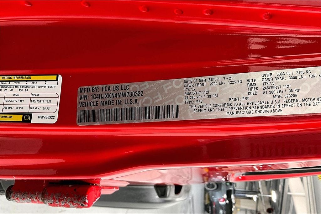 2021 Jeep Wrangler Unlimited Sport RHD Right Hand Drive