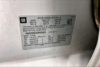 2016 GMC Yukon XL SLT