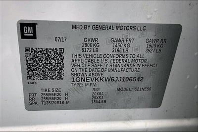 2018 Chevrolet Traverse High Country