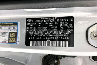 2019 Kia Sorento L