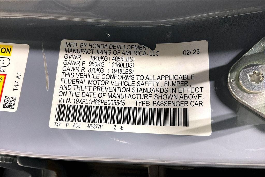 2023 Honda Civic Hatchback Sport Touring