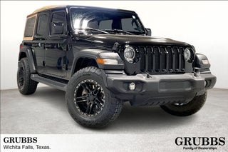 2020 Jeep Wrangler Unlimited Black and Tan 4x4