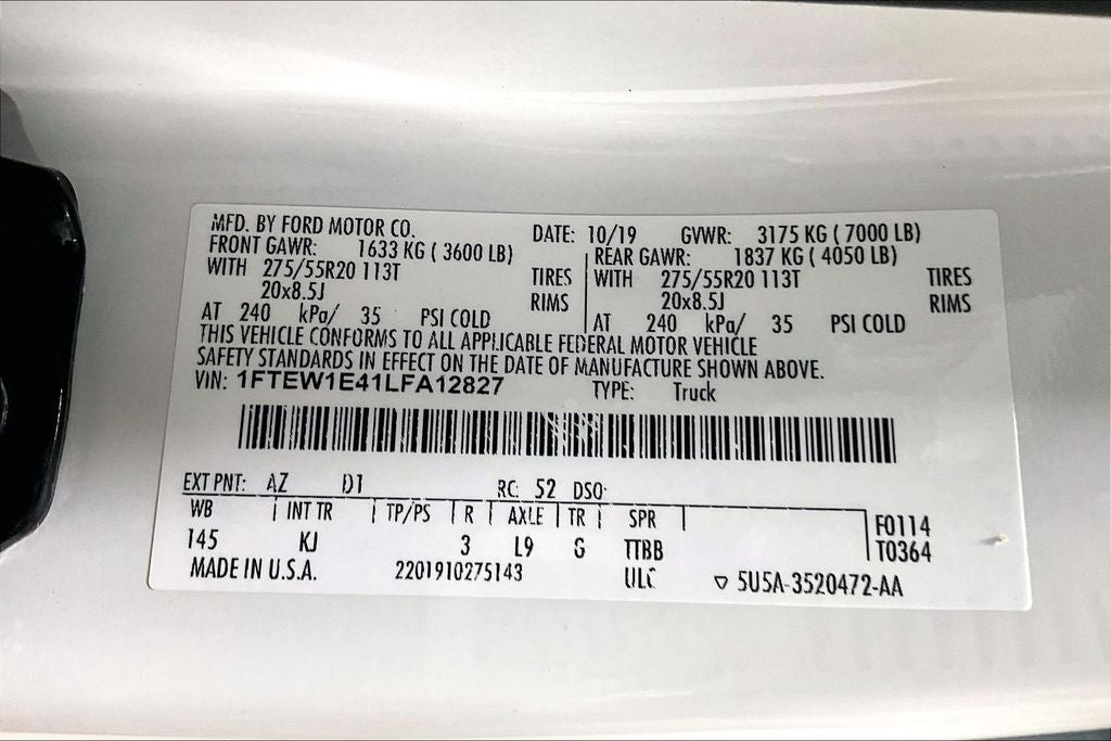 2020 Ford F-150 King Ranch