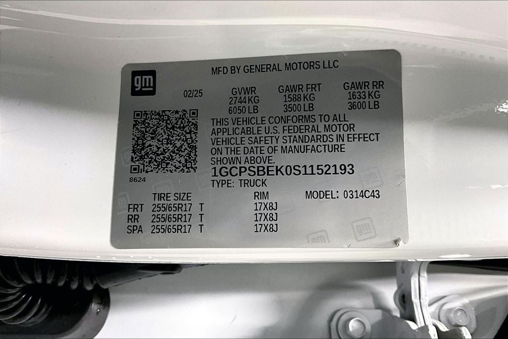 2025 Chevrolet Colorado 2WD WT