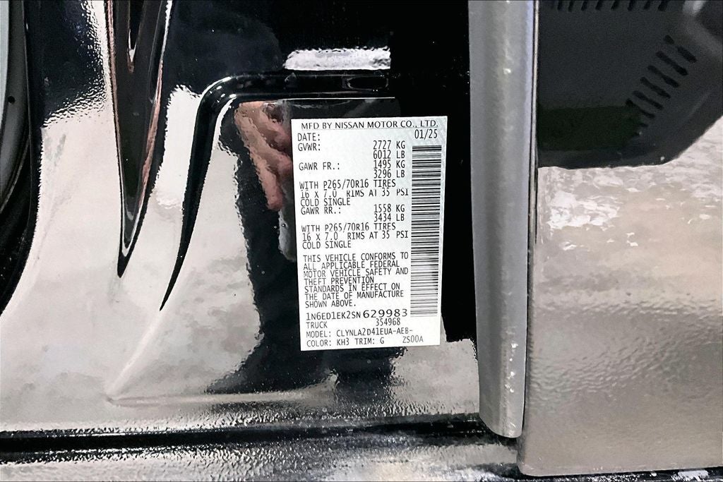 2025 Nissan Frontier Crew Cab S 4x4