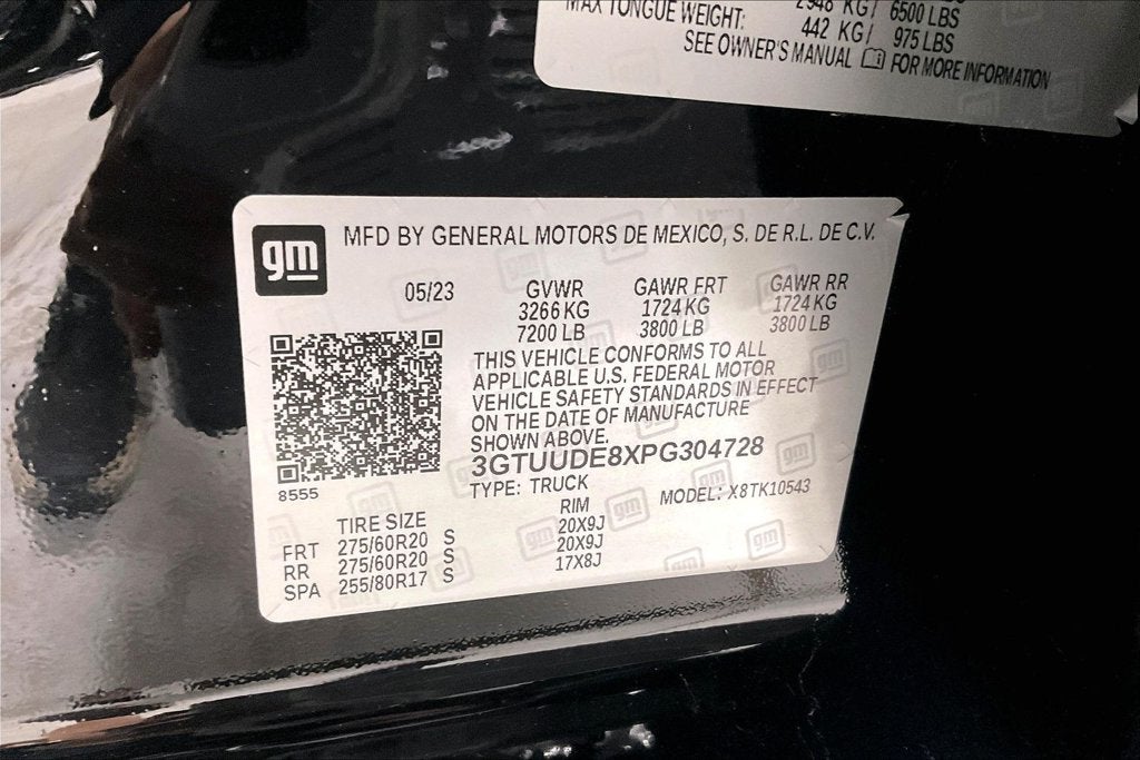 2023 GMC Sierra 1500 4WD Crew Cab Short Box SLT