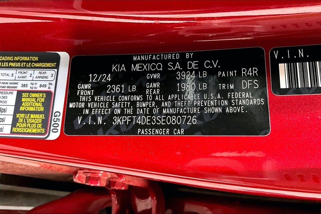 2025 Kia K4 LXS