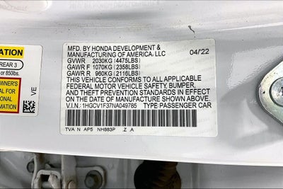 2022 Honda Accord Sport