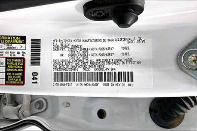 2020 Toyota Tacoma TRD Sport