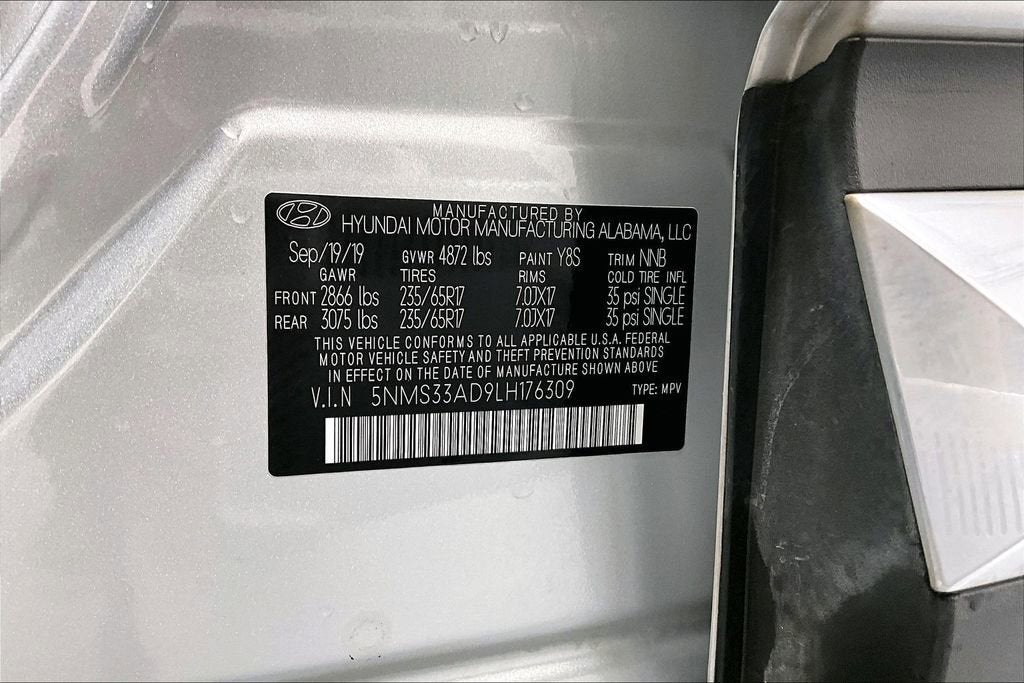 2020 Hyundai Santa Fe SEL