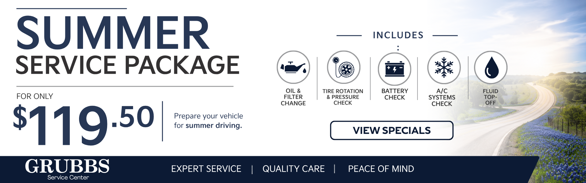 SUMMER SERVICE PACKAGE 
